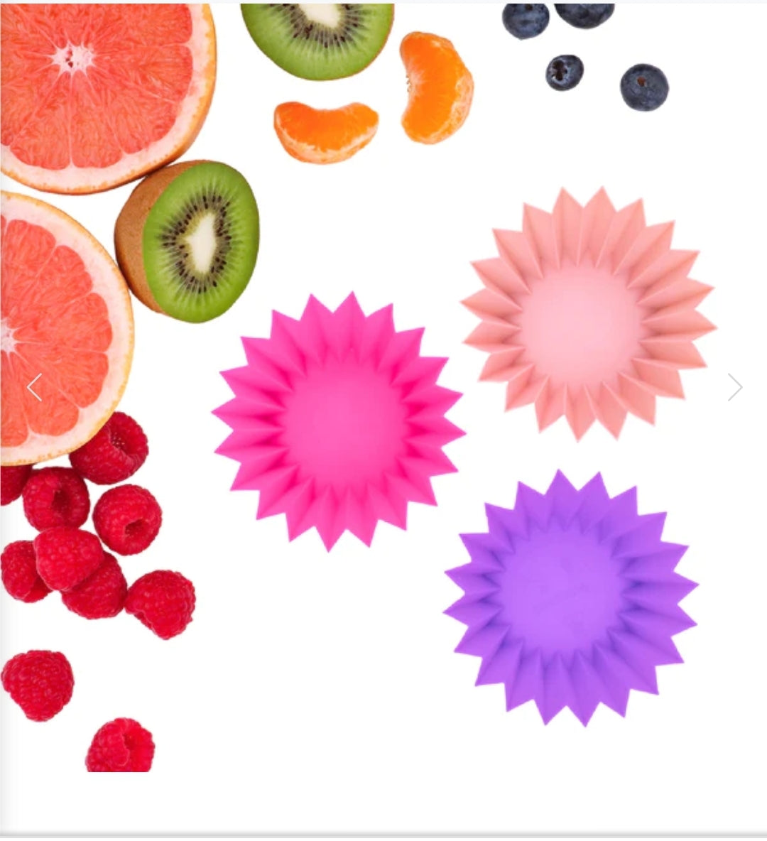 Lunch Punch Jumbo Silicone cups 3pk -Pink