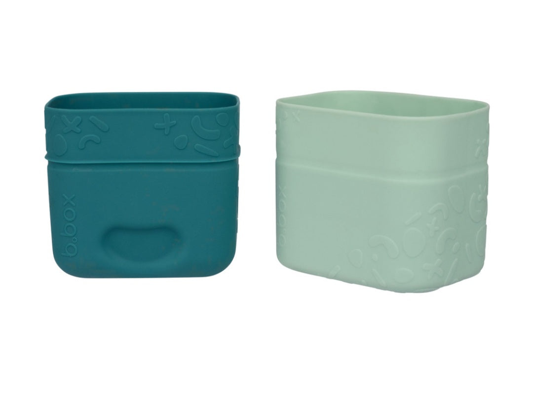 b.box silicone snack cup -Forest