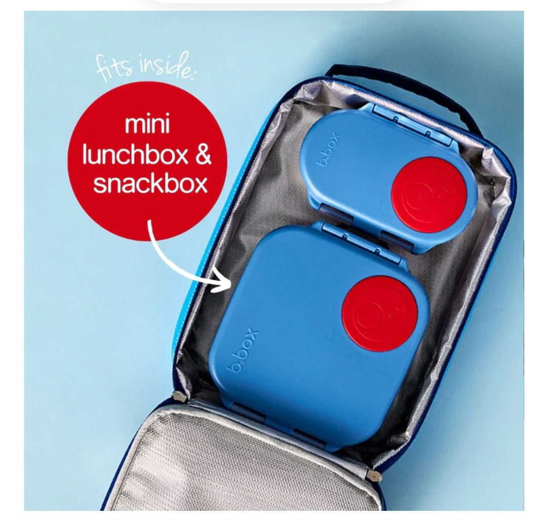 b.box insulated lunch bag Deep blue